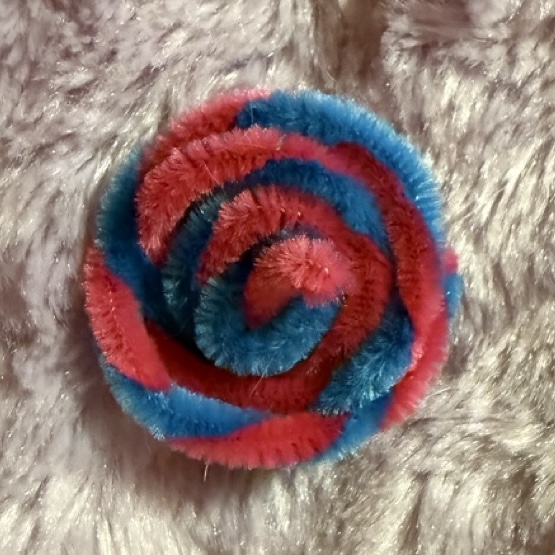 Cotton Candy Cinnamon Roll